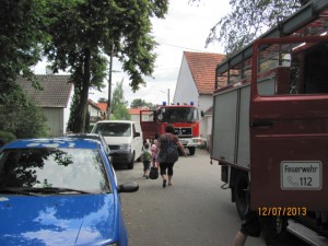 12. Juli 2013 Besuch vom Kindergarten